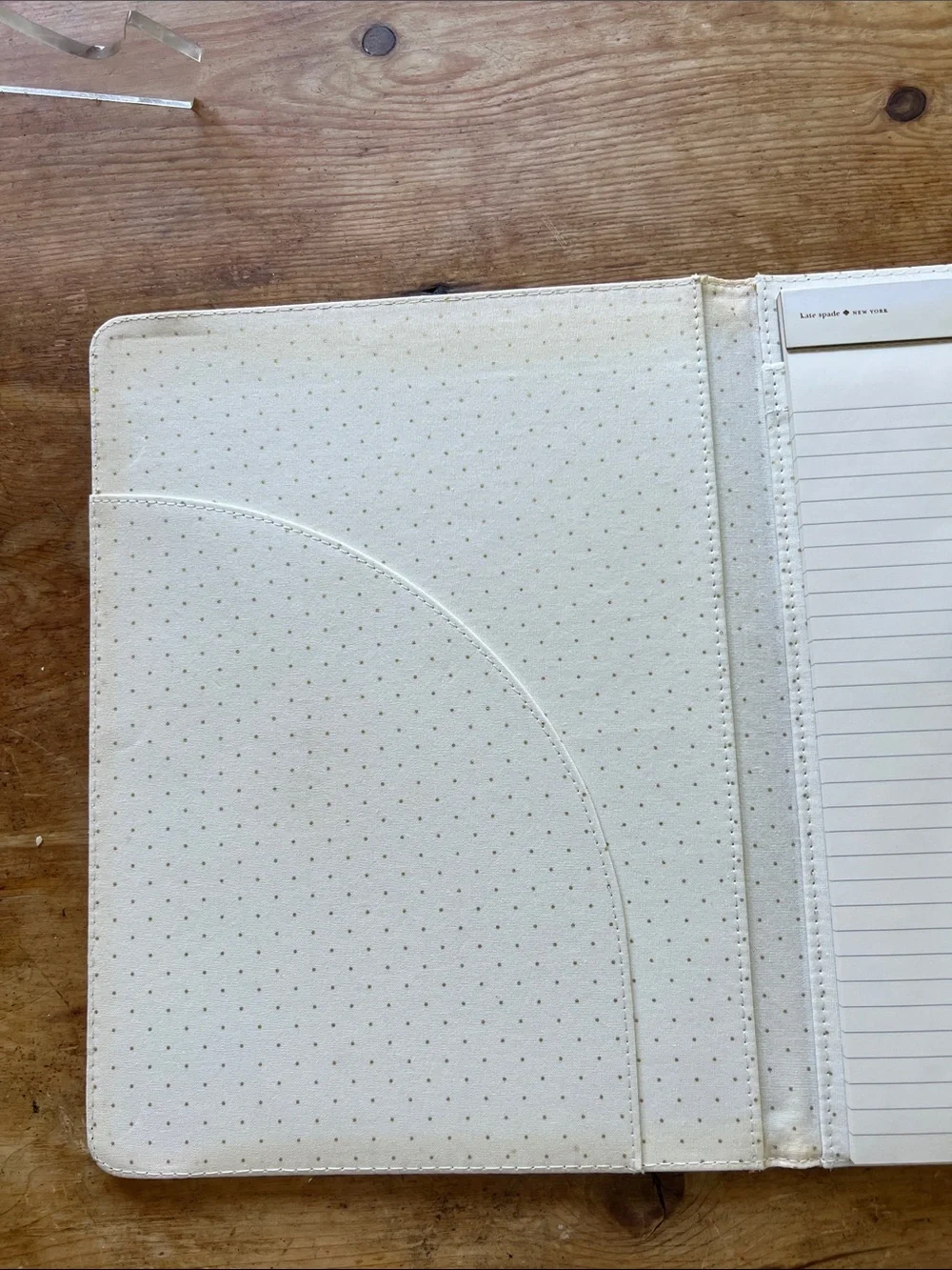Kate Spade WHEN LIFE GIVES YOU LEMONS MAKE LIMONCELLO Leatherette Notepad Folio